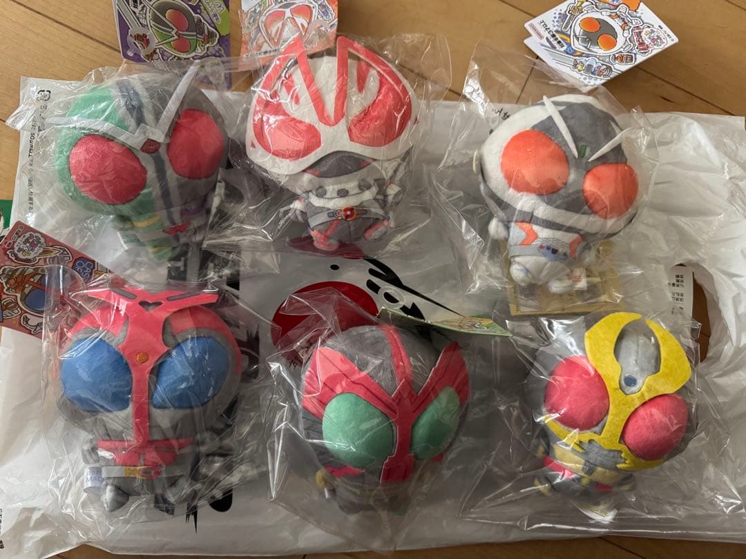 仮面ライダーパステルへんしんぬいぐるみvol.2　6種コンプリートセット