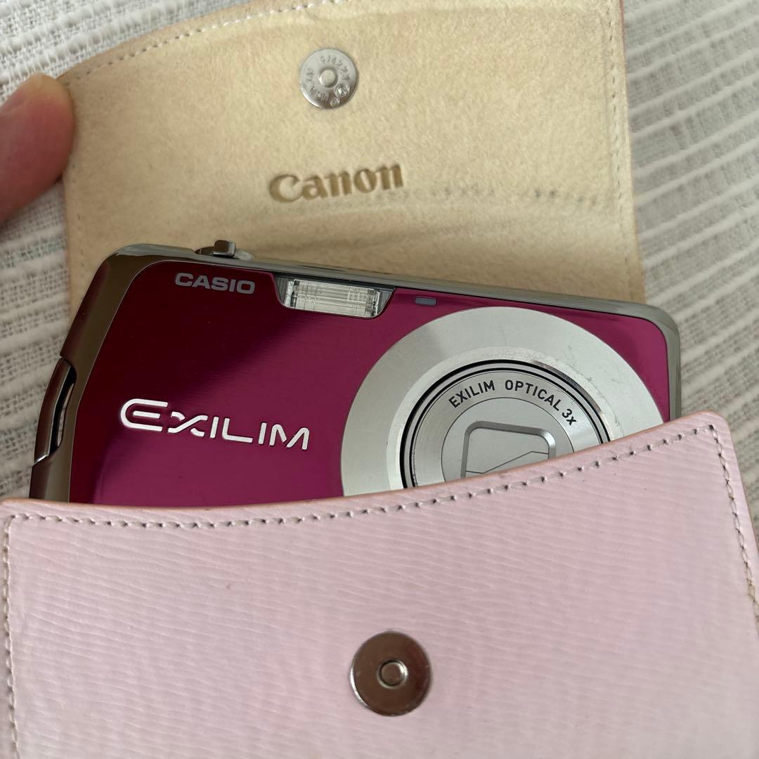 CASIO EXILIM パープル デジタルカメラ
