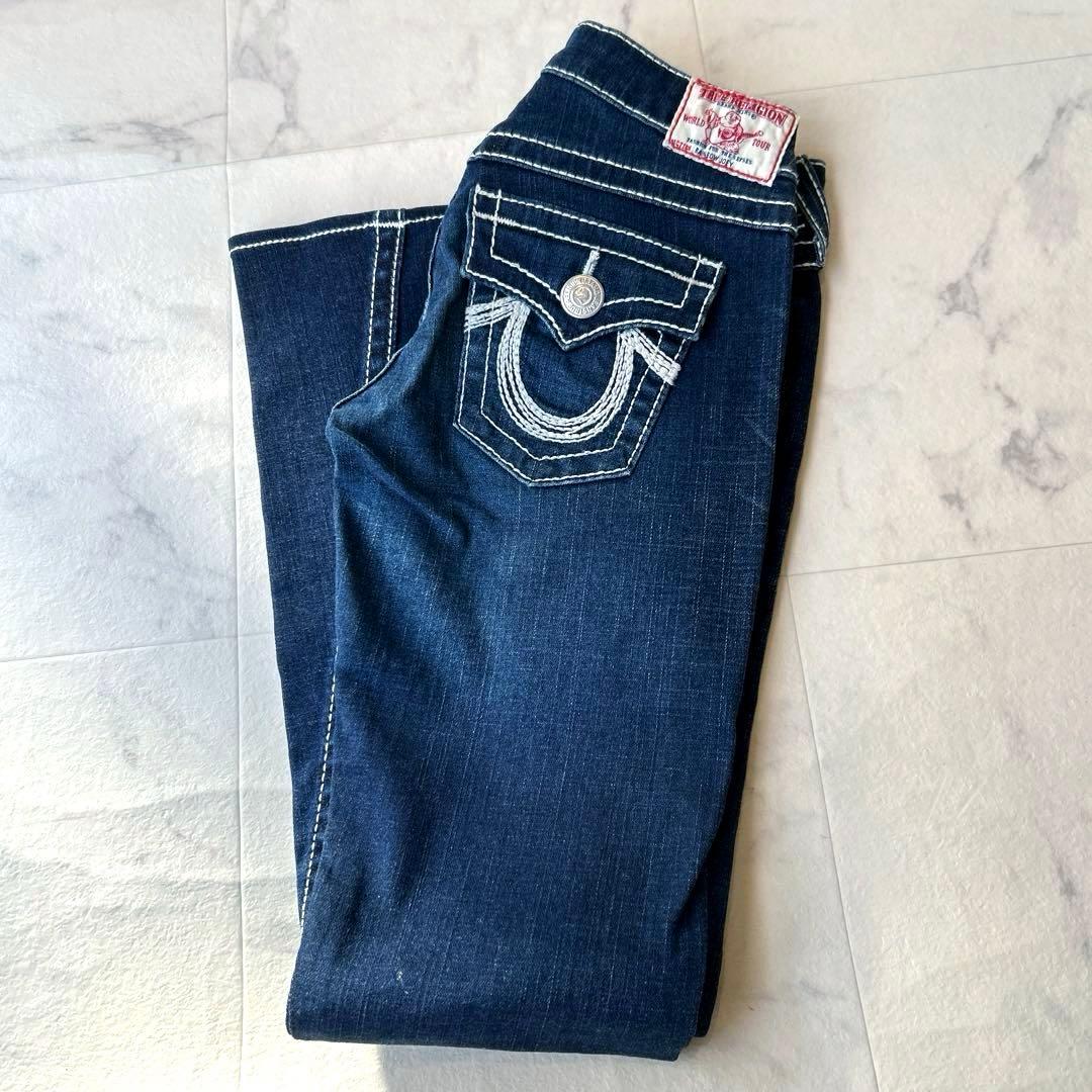 【未使用品】usa製True religion ブーツカットデニム・フレアデニム
