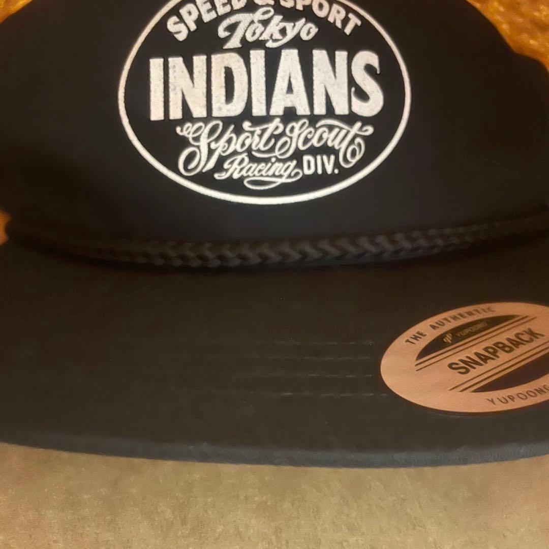 新品 Tokyo Indians MC ID-AC 05 キャップ 黒 ✖︎ 白