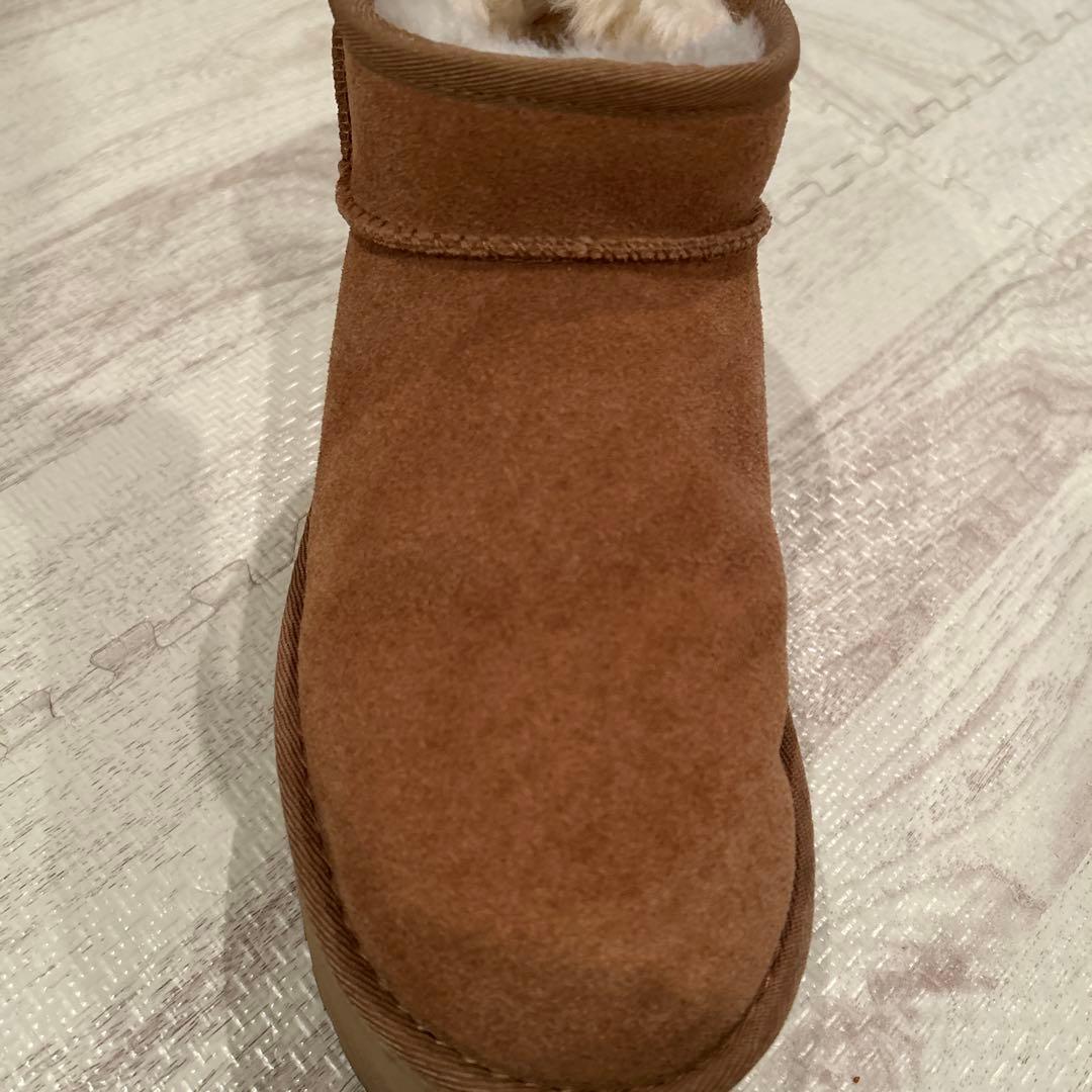 ☆美品 UGG クラシック ウルトラミニ プラットフォーム 23cm