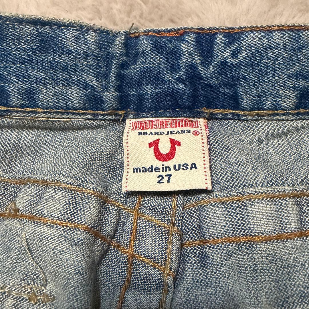 トゥルーレリジョン レディース デニム USA フレア リメイク風 27 Y2K
