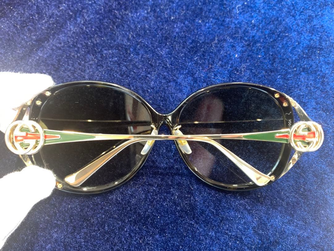 【美品】GUCCI グッチ インターロッキングG サングラス GG0226SK