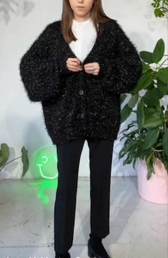 【新品未使用】 ラメ カーディガン wcj 若槻千夏