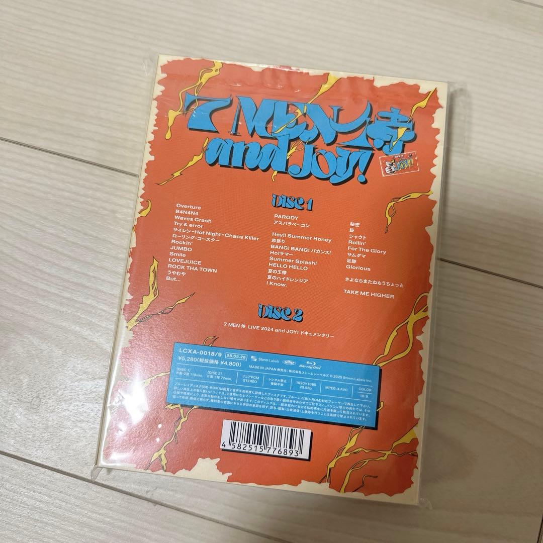 7men侍　and joy dvd Blu-ray
