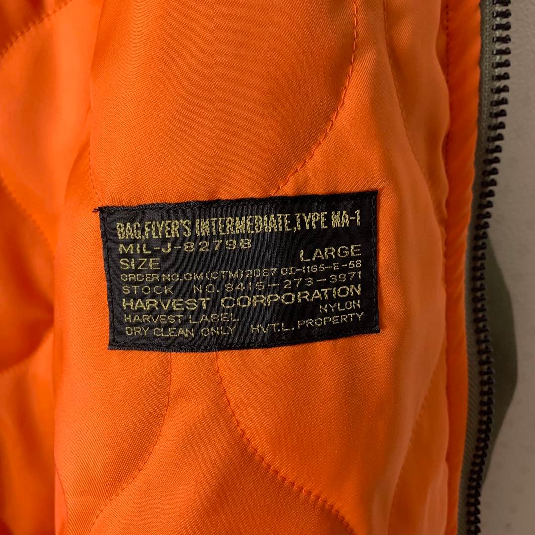 TMT HARVEST LABEL MA-1 フライトジャケット XL 日本製