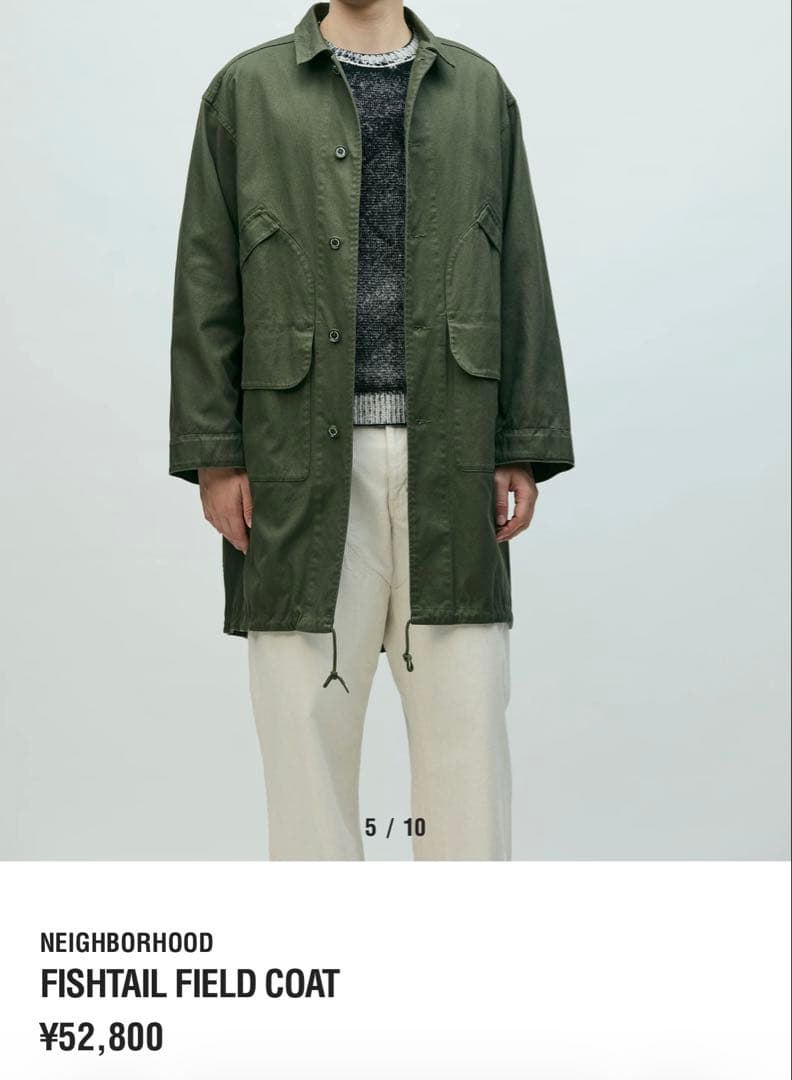 neighborhood fishtail field coat ネイバーフッド