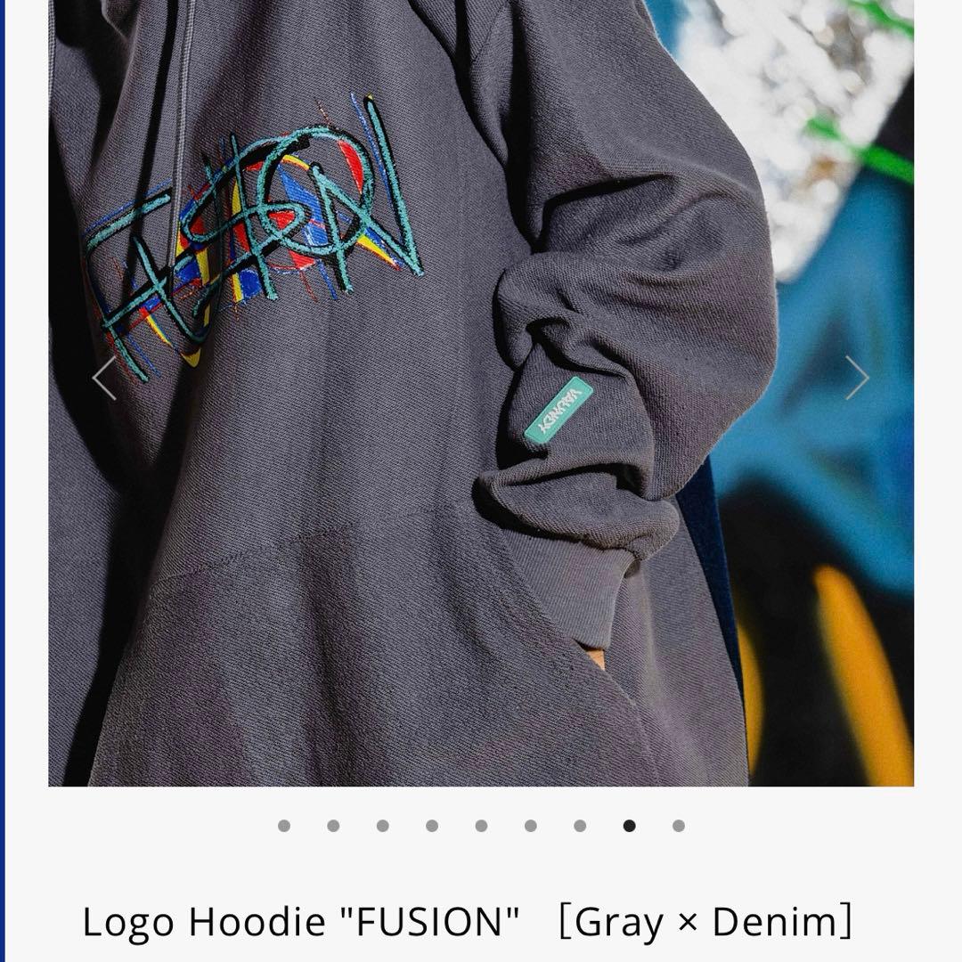 Vaundy バウンディLogo Hoodie \"FUSION グレー