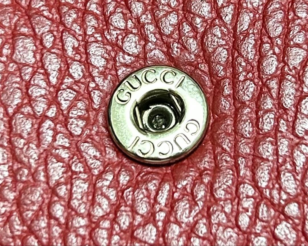 GUCCI レッド 二つ折り財布