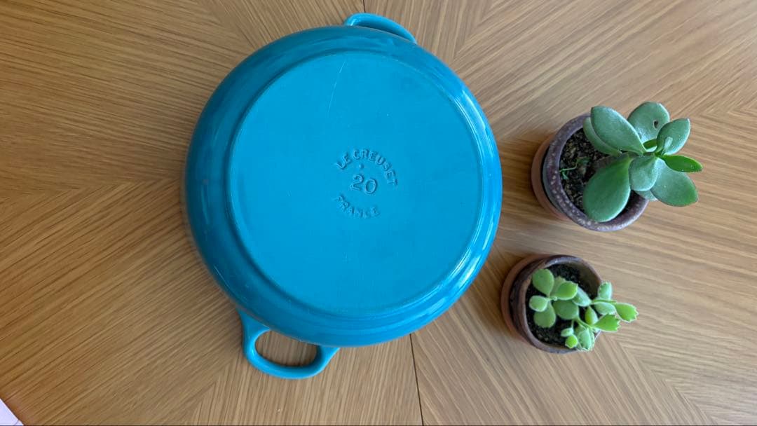 LE CREUSET LE CREUSET ココットロンド カリビアンブルー