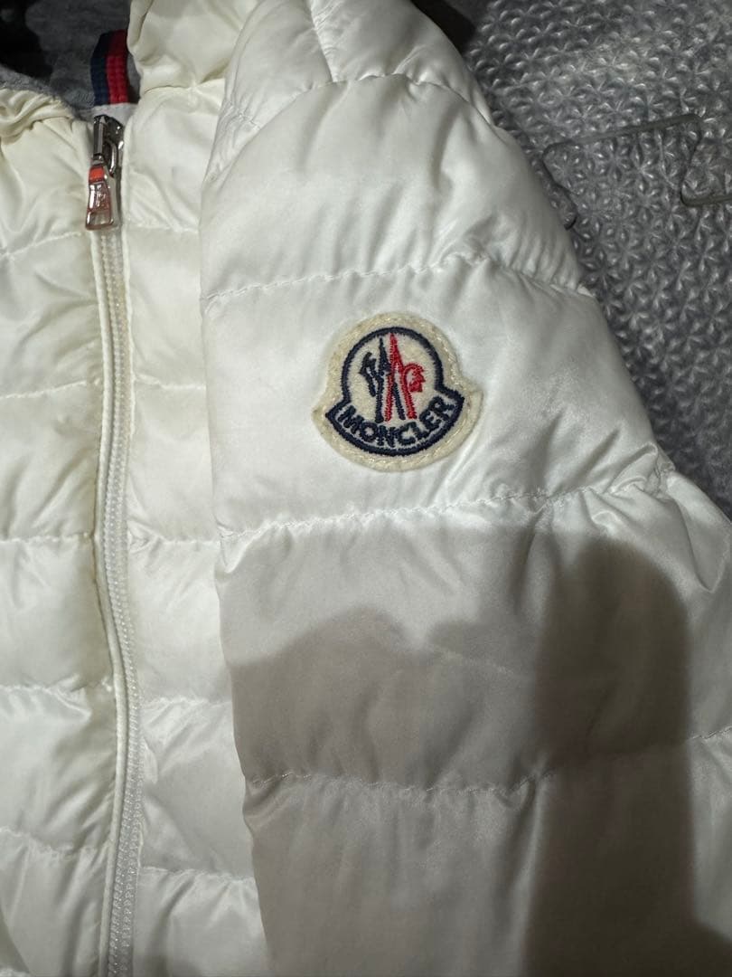 MONCLER ベビー ダウン 白 86cm 18/24