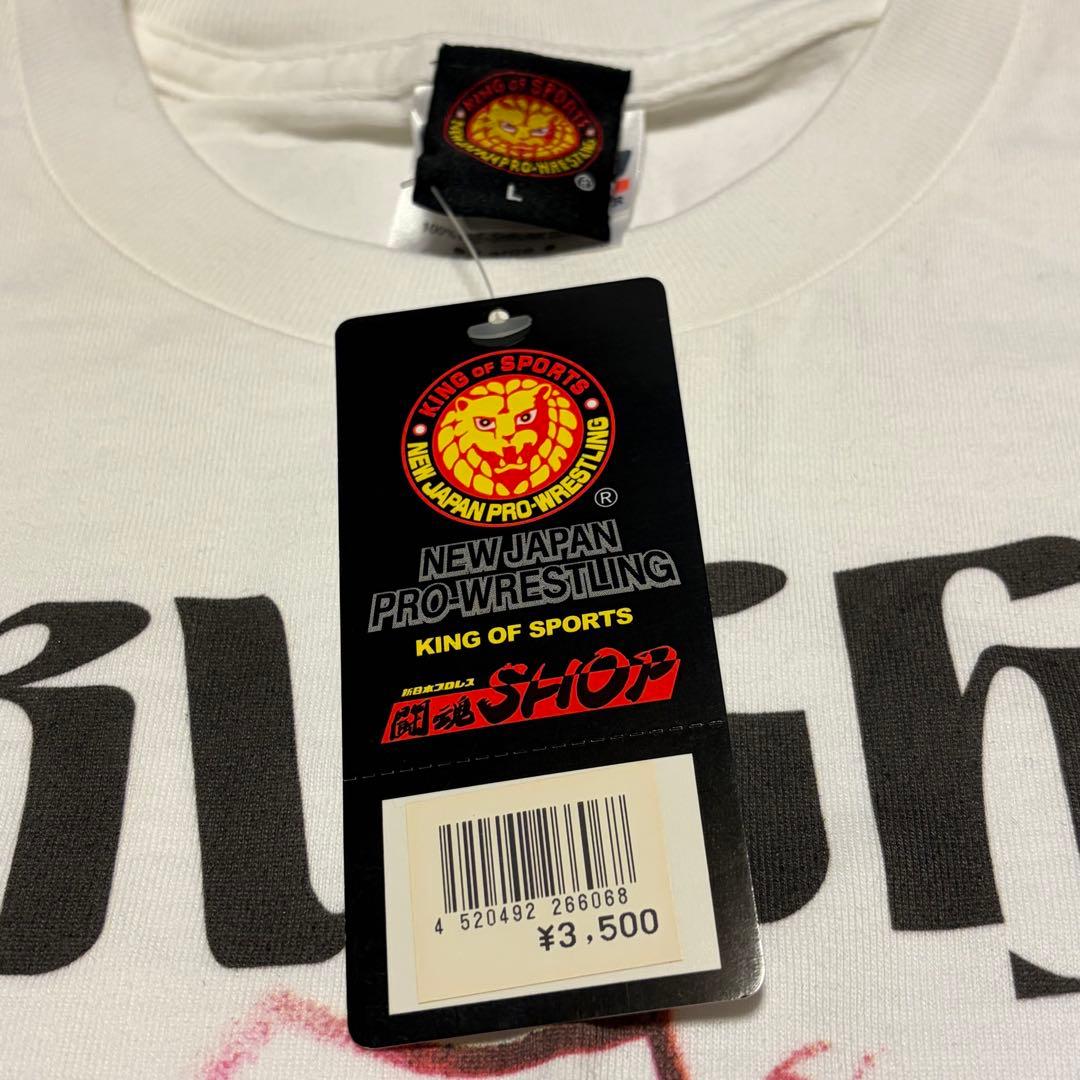 【本人直筆サイン入り】新日本プロレス BUSHI Tシャツ Lサイズ