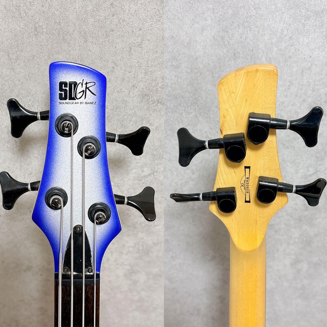 Ibanez アイバニーズ SDGR エレキベース サンバースト SR380 青