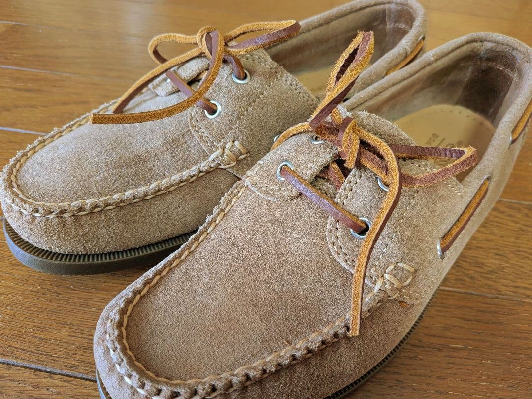 【まろ】 G.H.BASS × green label デッキシューズ