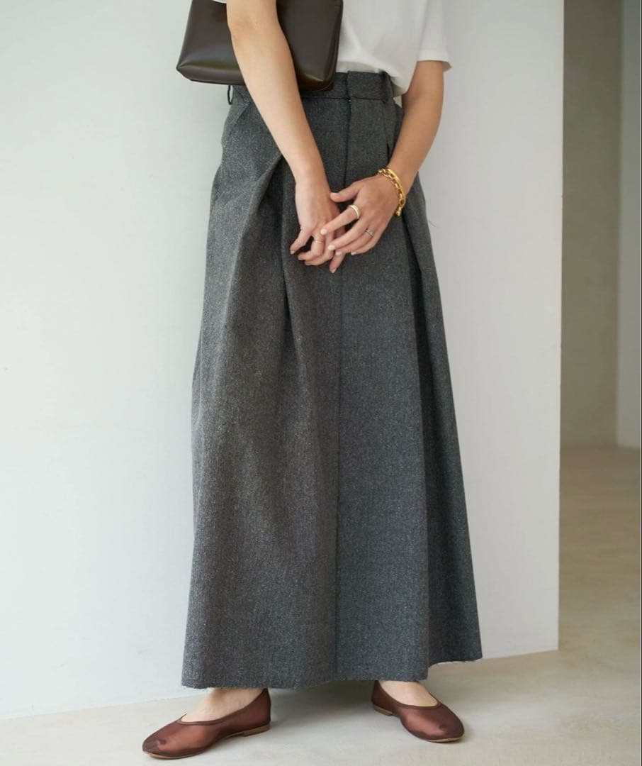 ゆうき　　Plage R'AM TWEEDボンディング スカート