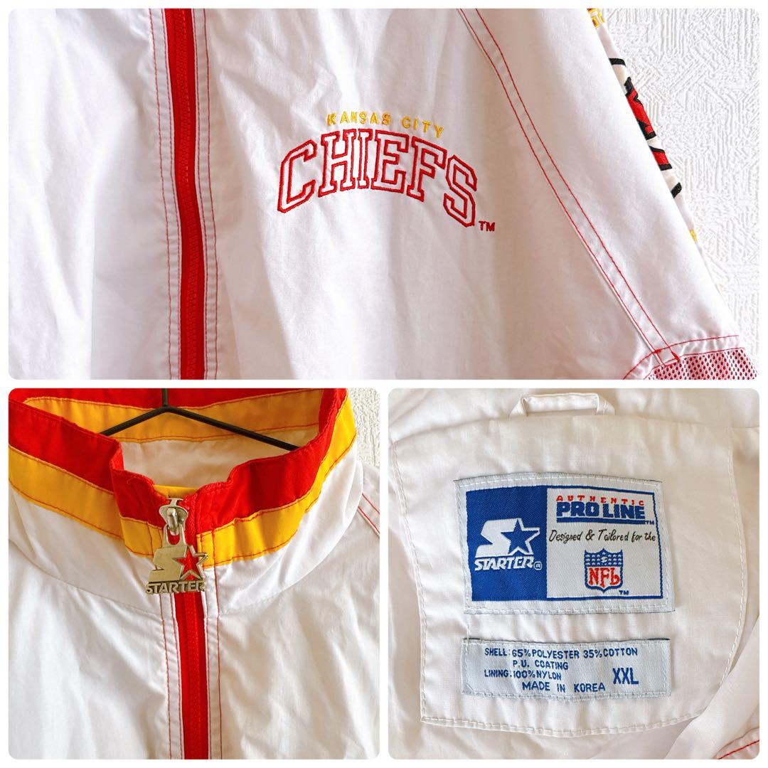 【希少】 スターター NFL CHIEFS ジャケット XXL 古着 y2k