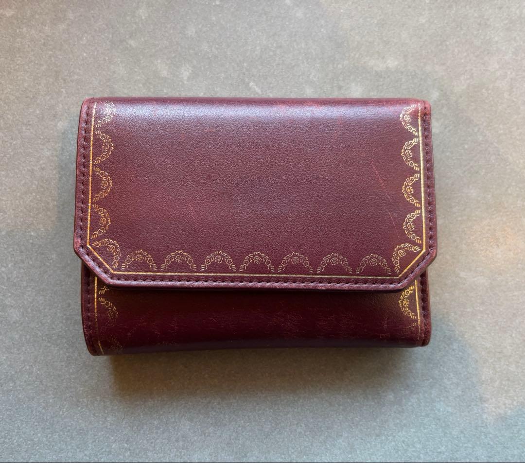 Cartier 財布 ガーランド レッド 赤 カルティエ 小銭入れ
