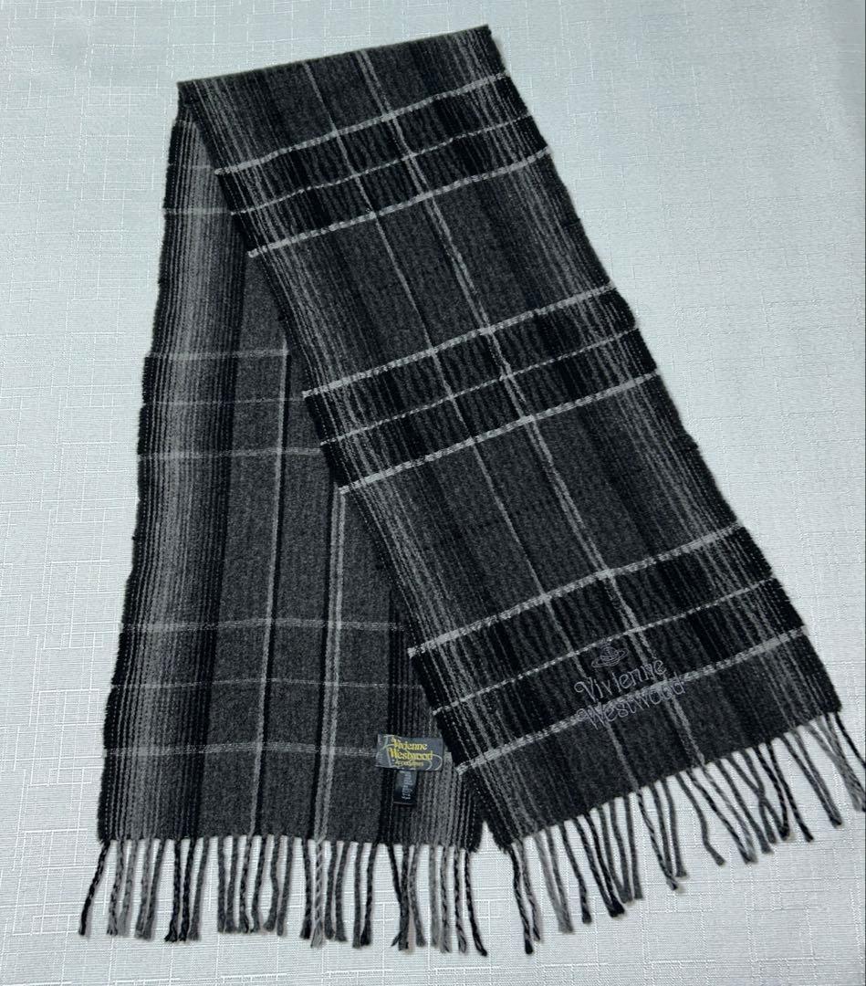 VivienneWestwood チェックマフラー ヴィヴィアンウエストウッド