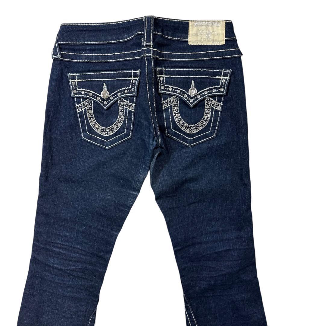 ま*と様 TRUERELIGION トゥルーレリジョン ラインストーン ブーツカ