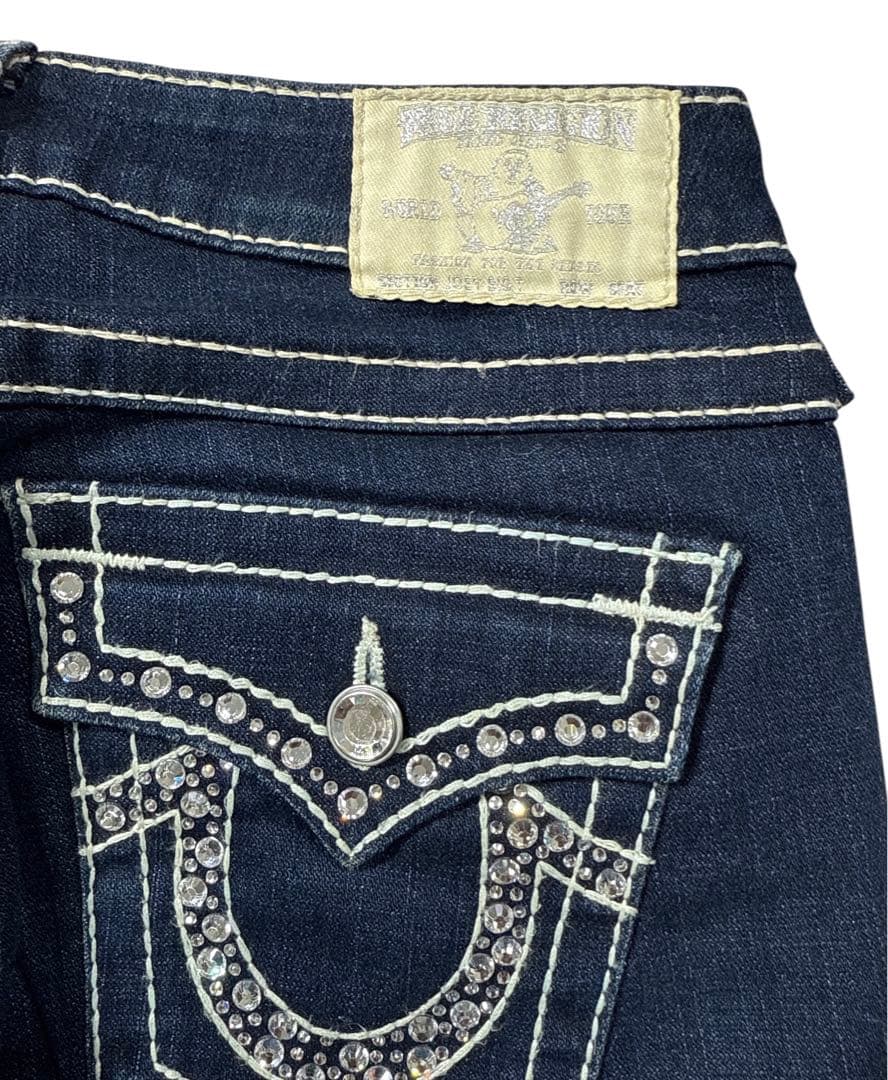 ま*と様 TRUERELIGION トゥルーレリジョン ラインストーン ブーツカ
