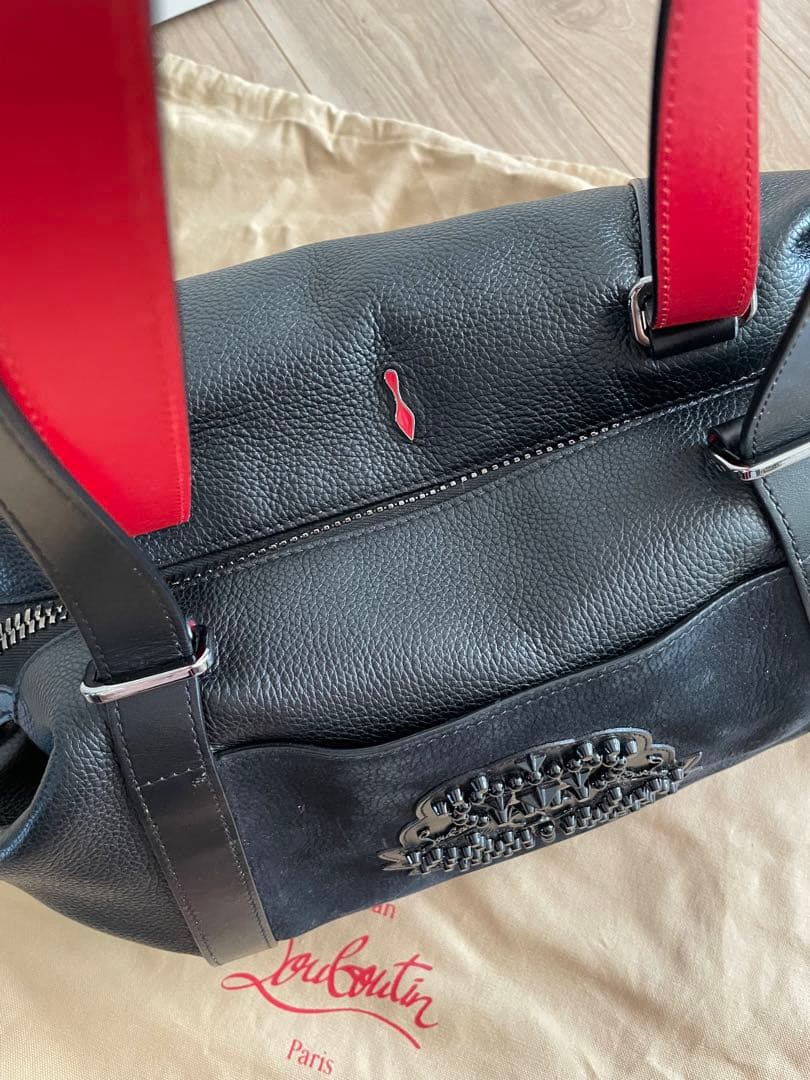 Christian Louboutin クリスチャンルブタン　バッグ 黒/赤