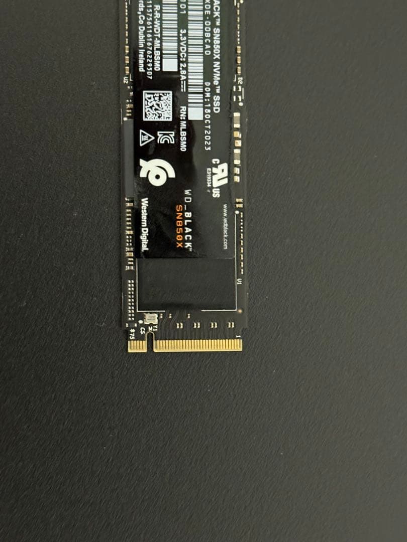 内蔵型SSD WD_BLACK SN850X 2TB M.2 SSD
