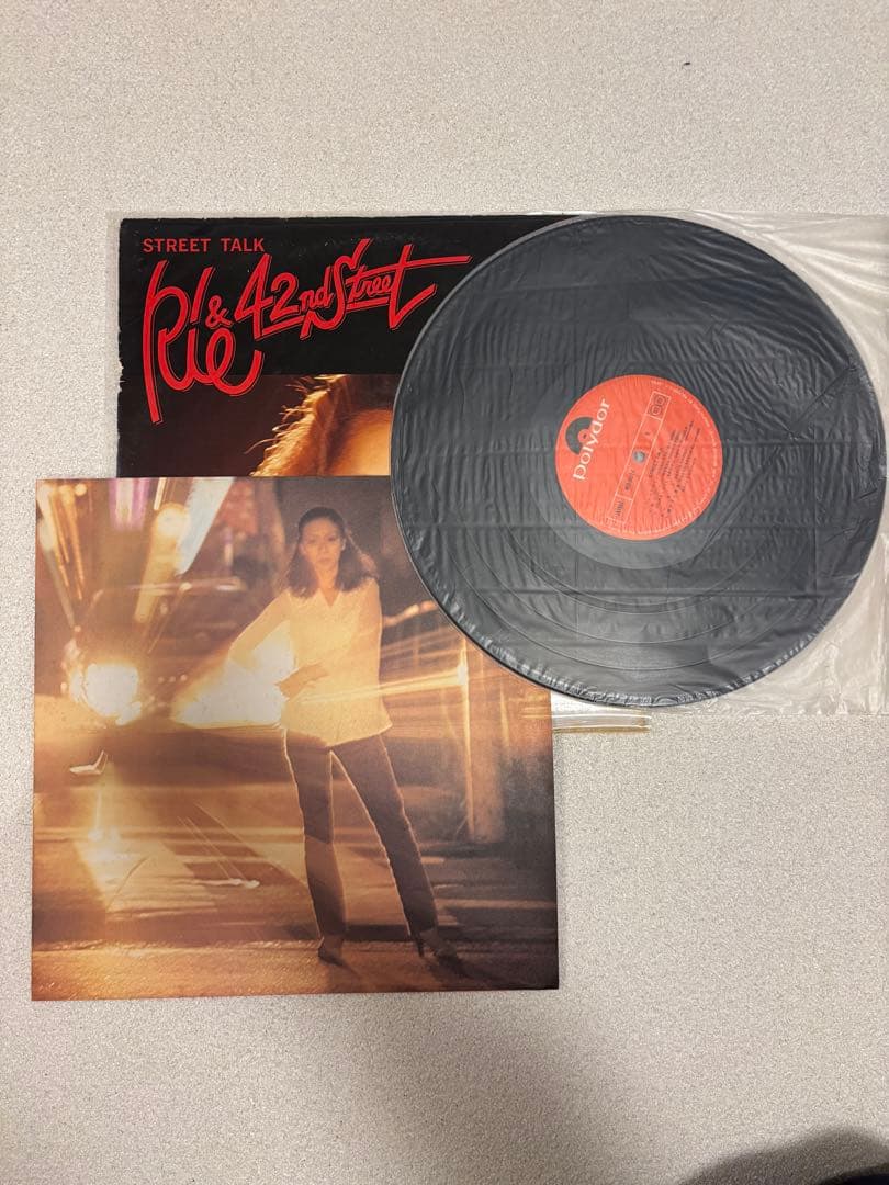 井田リエ＆42NDストリート Street Talk レコード LP
