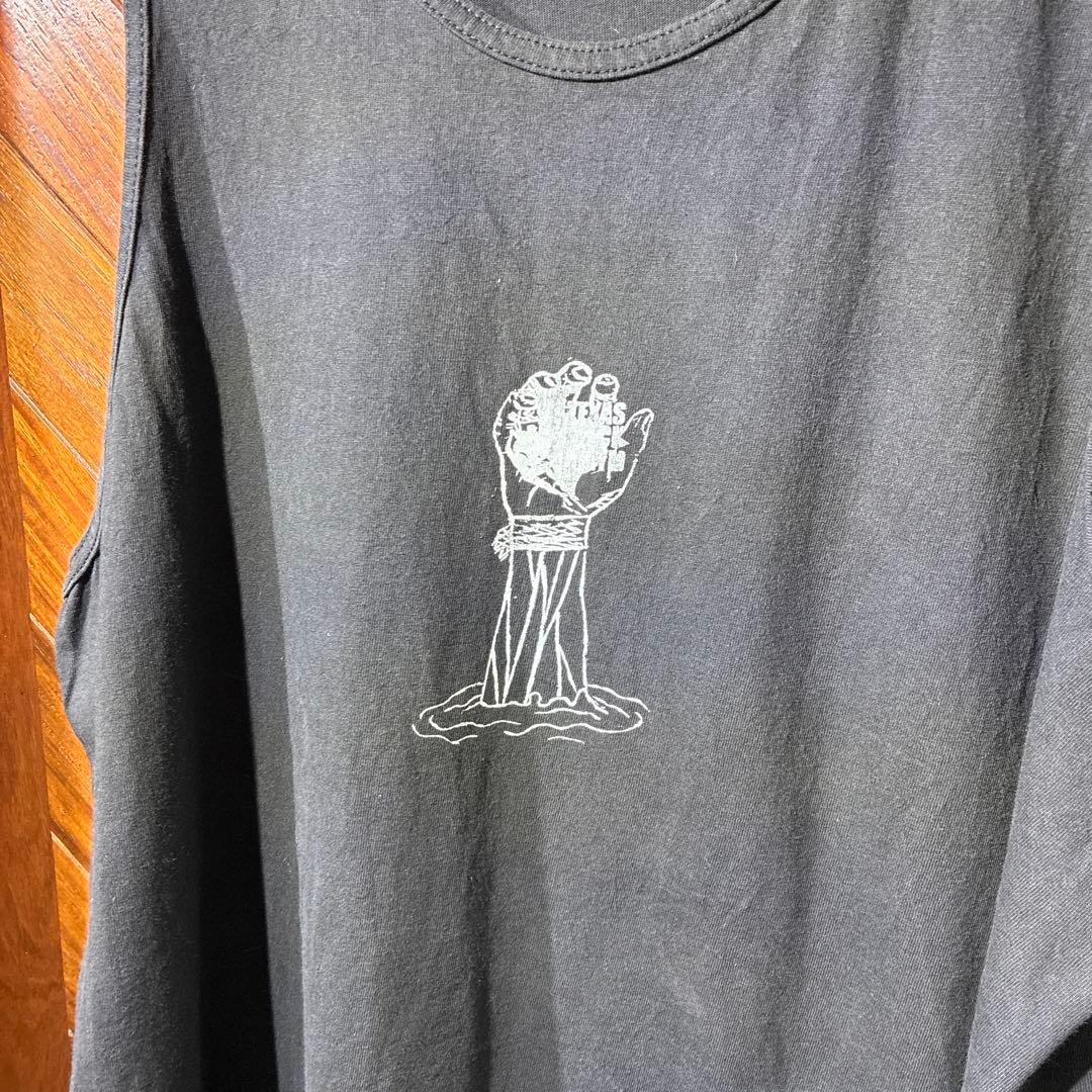 古着 96's USA製 シングルステッチ ジム イベント Tシャツ ブラック