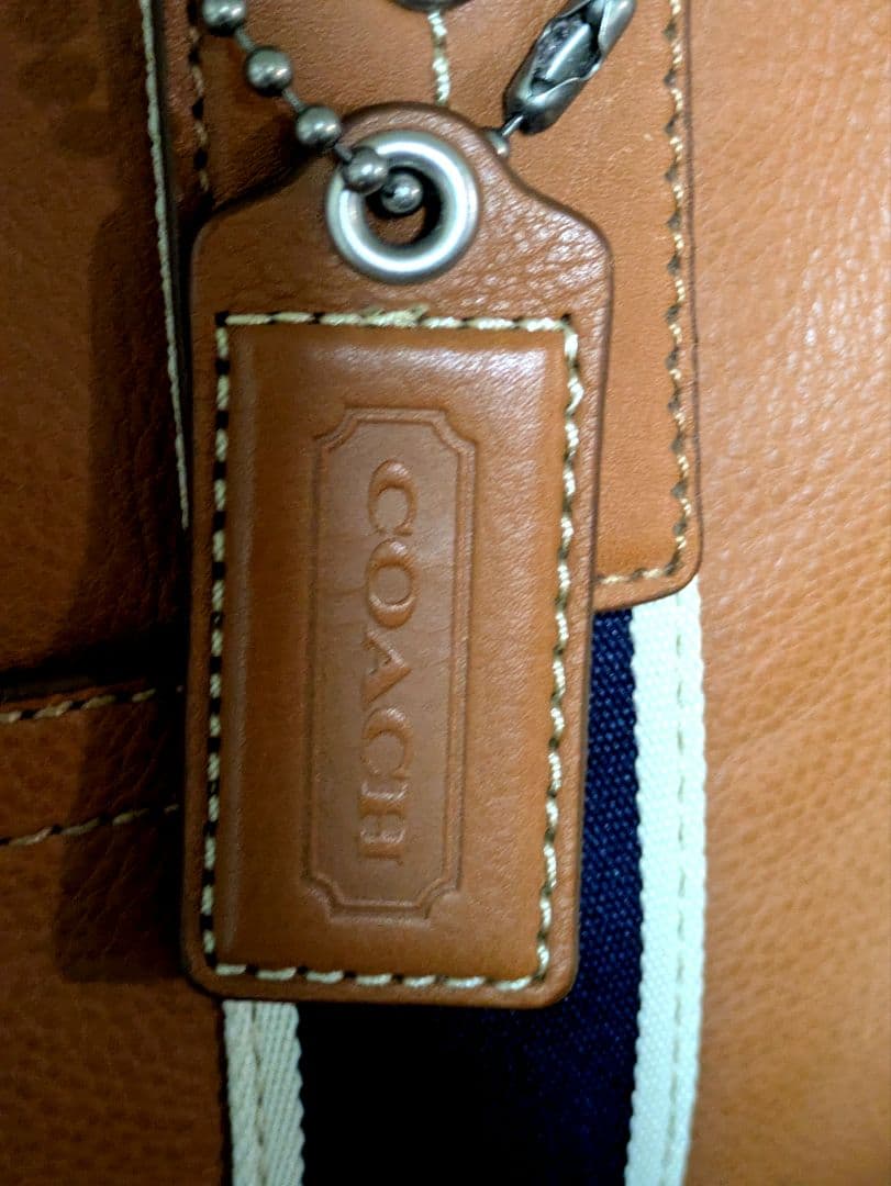 COACH キャメル ボストンバッグ