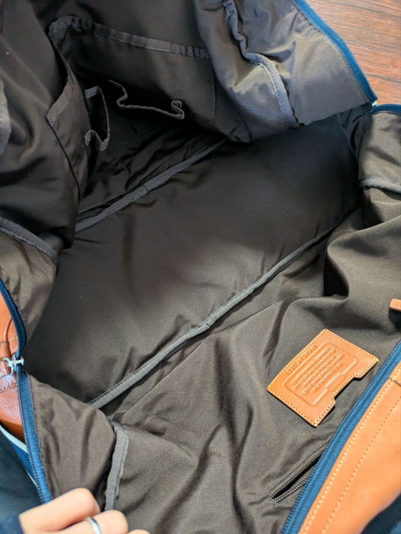 COACH キャメル ボストンバッグ