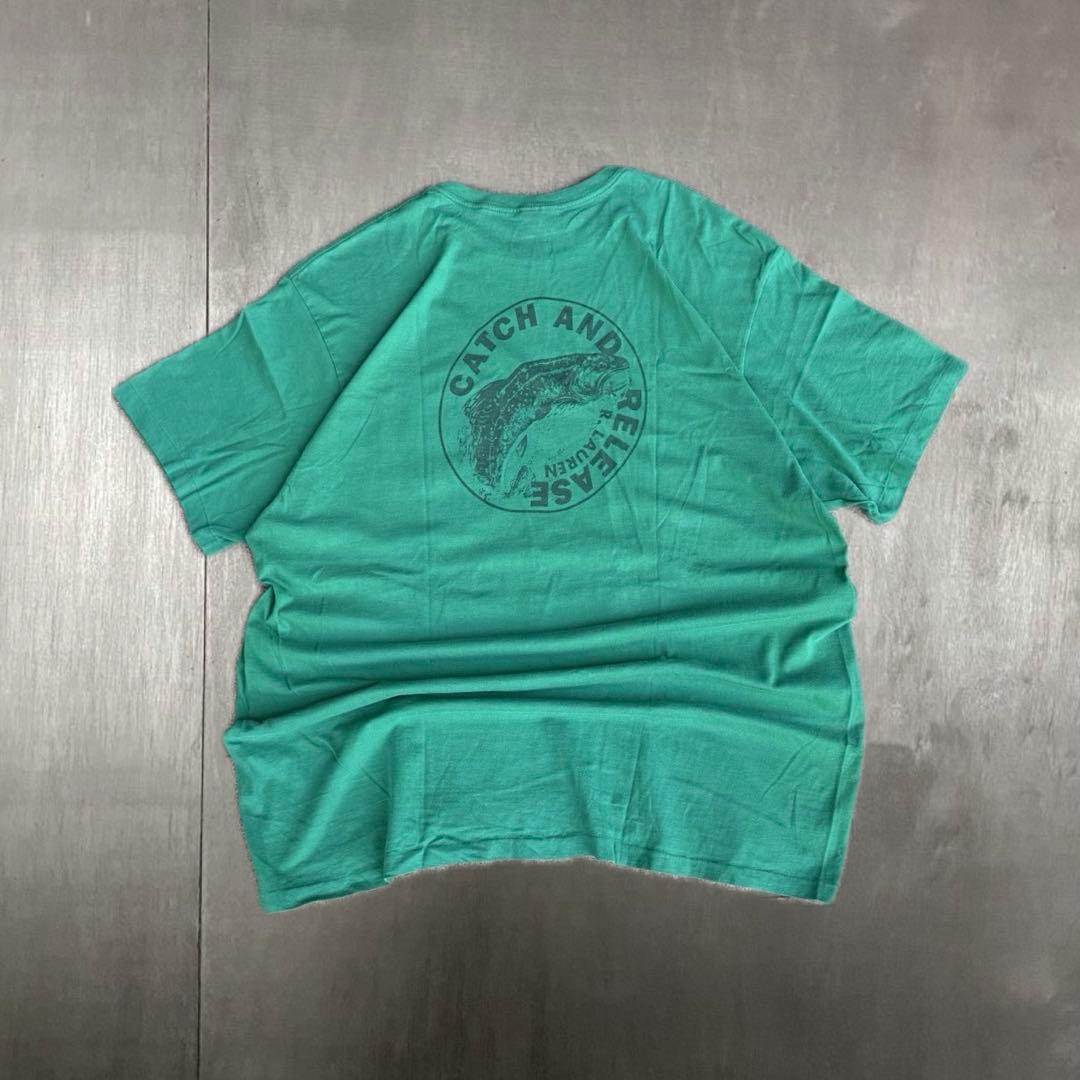 希少 90s polosport ralph lauren trout t XL
