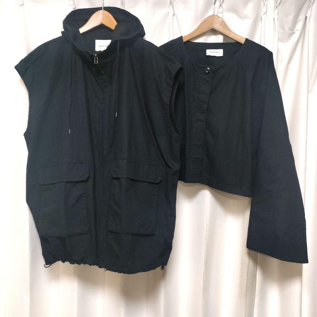 【美品】solamonat poche 馬布3WAYドッキンングジャケット