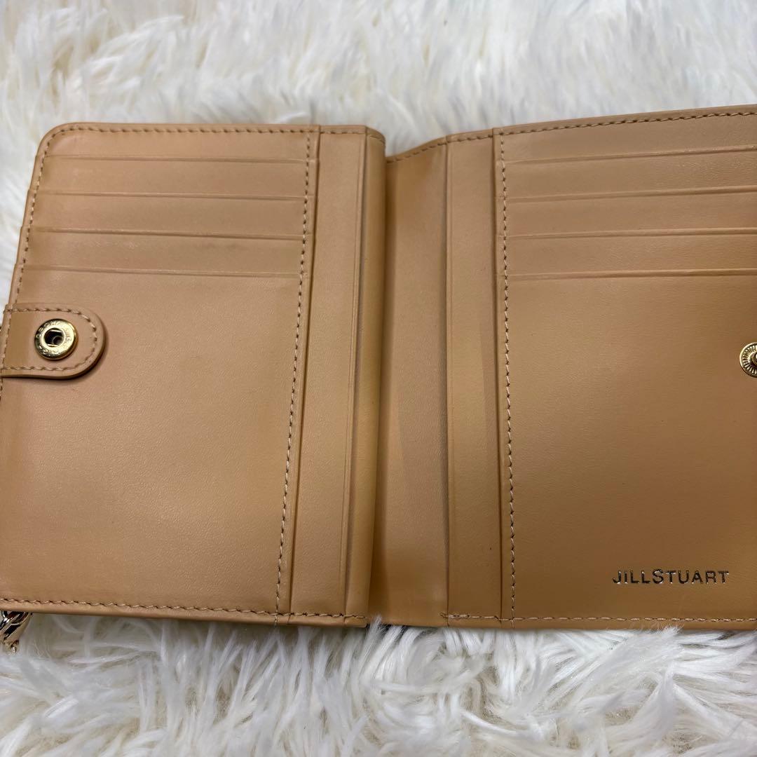 JILL STUART 口金折り財布ジル スチュアート折りたたみ財布 本革