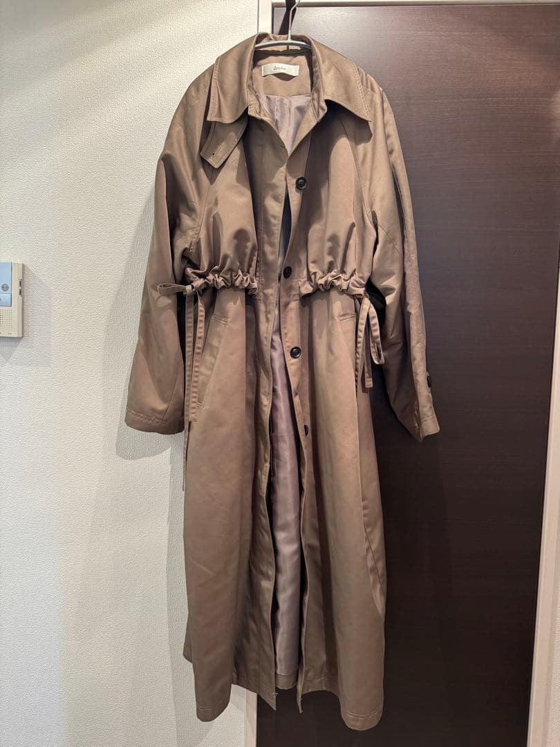 最終値❗️anuke summerTwill Soutiencollar Coat