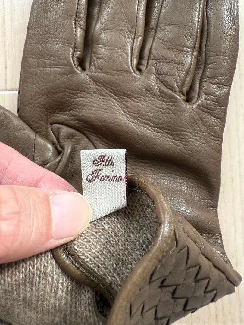 GLOVES グローブスFilli Forinoレザー 編み込み 手袋 グローブ