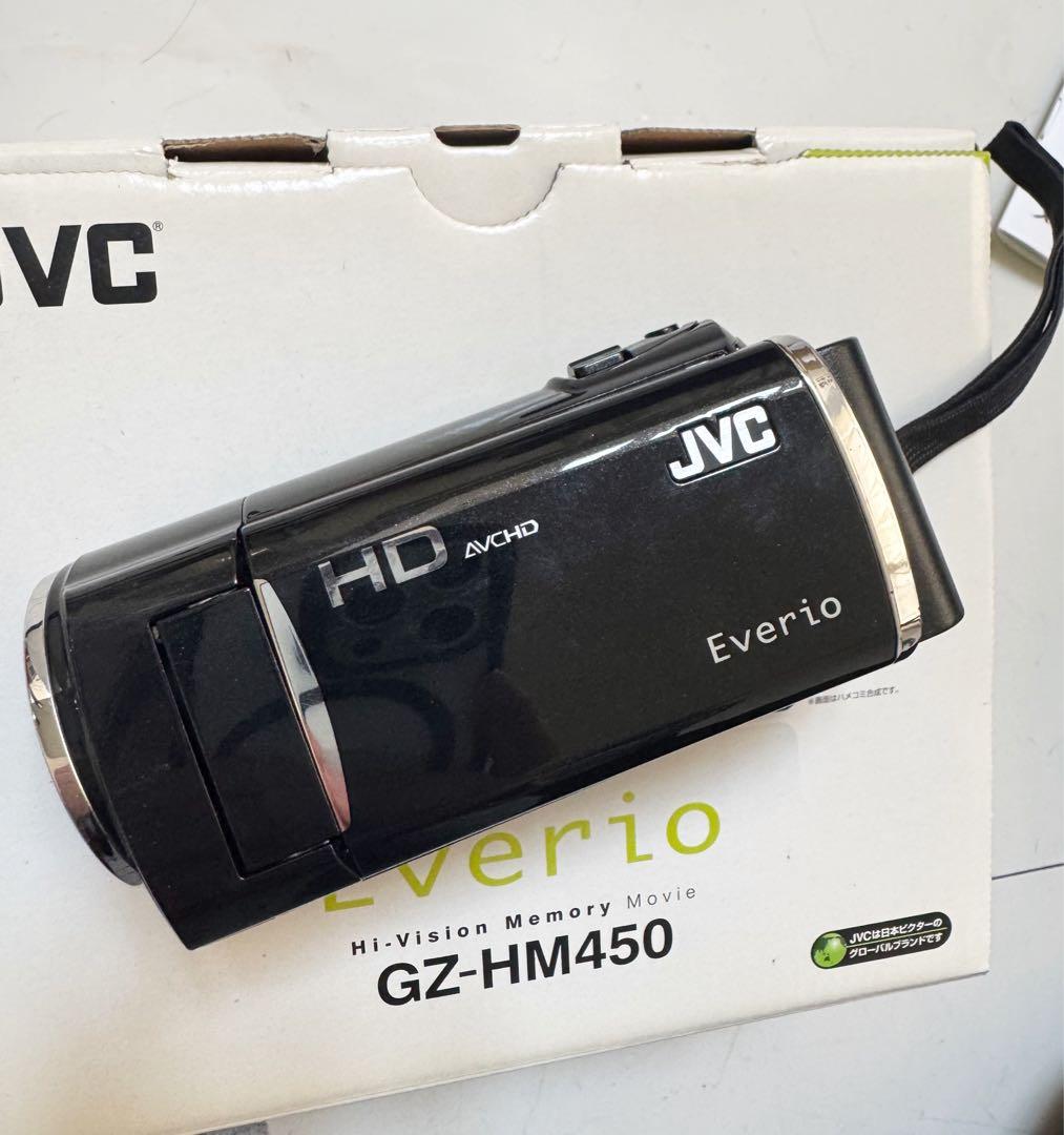 【春の行事に✨】使いやすいJVC Everio ビデオカメラ GZ-HM450