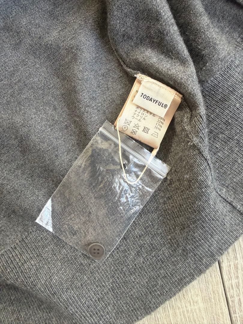 Todayful 2set useful knit グレー