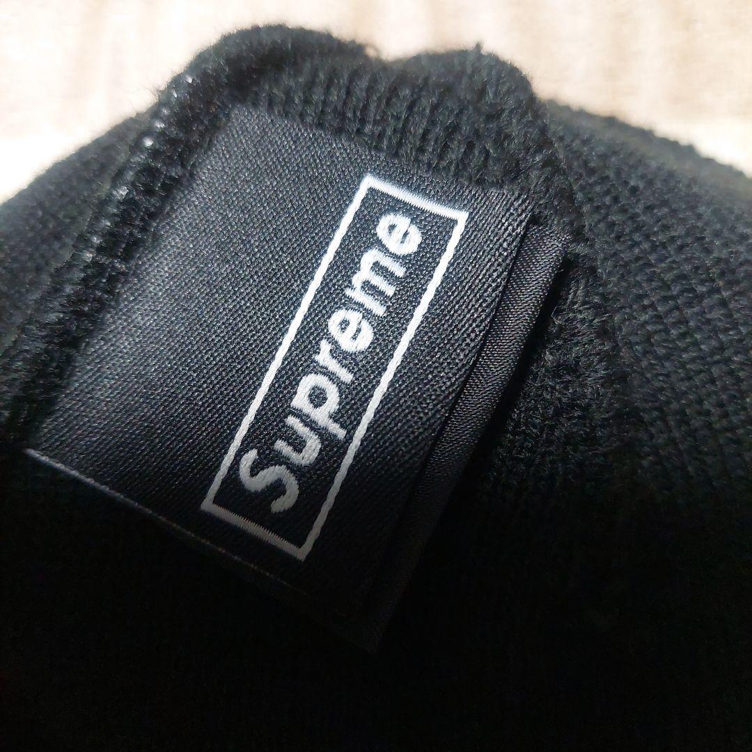 Supreme New Era ブラックニット帽