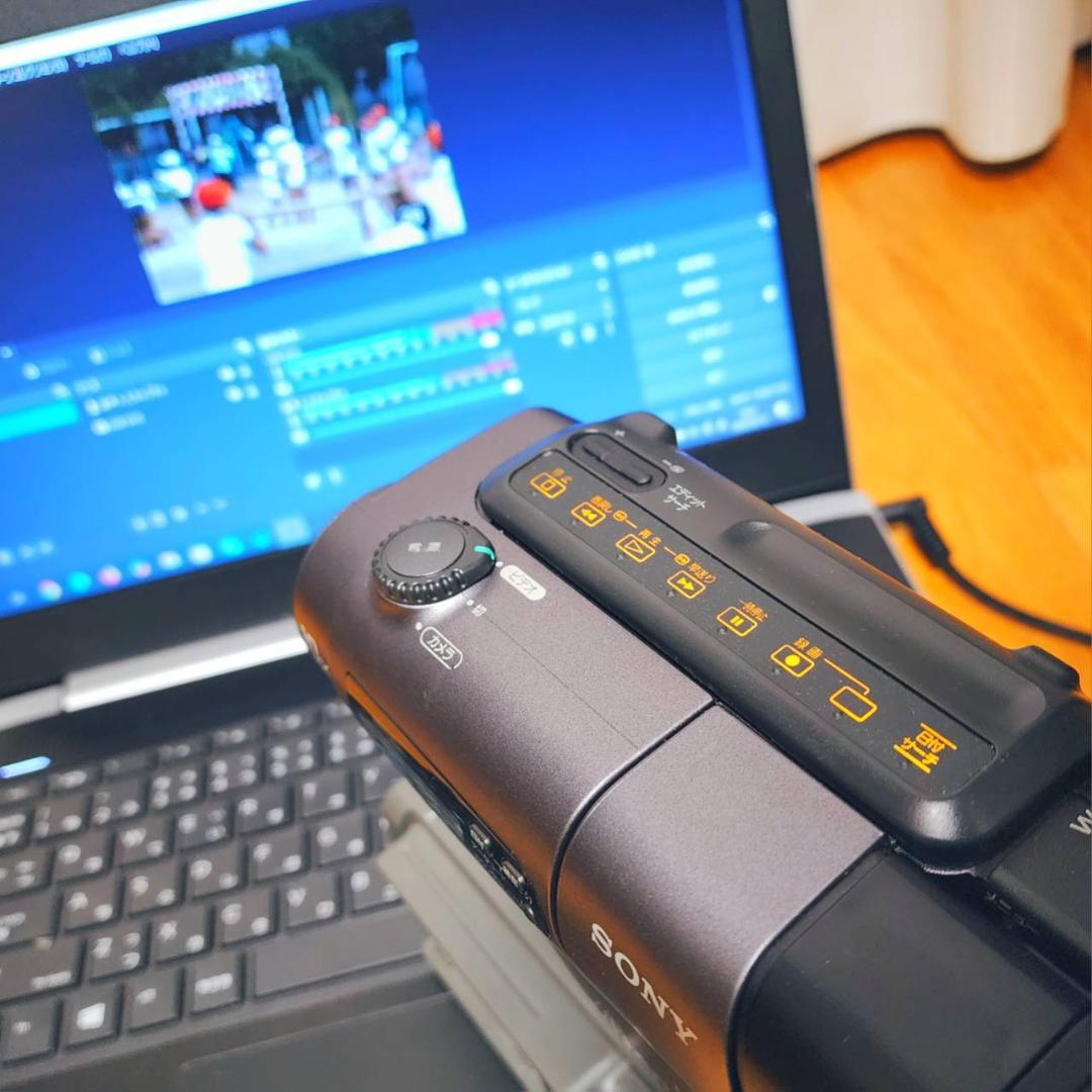 【動作確認済】SONY 高画質 8ミリ Hi8 ビデオカメラ ステーションセット