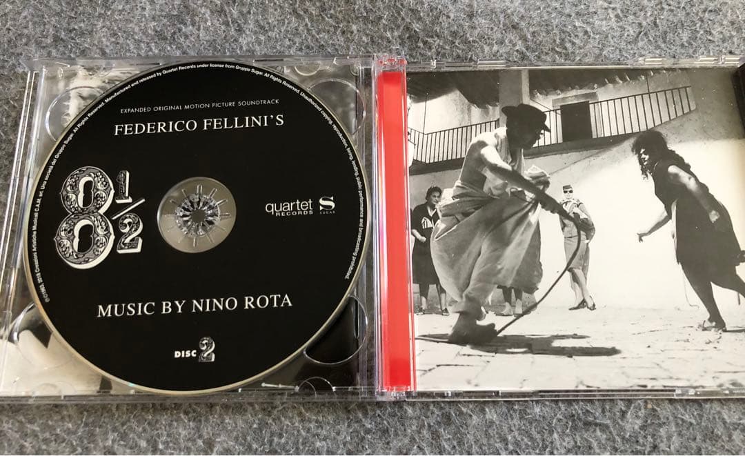【廃盤】フェリーニ『8 1/2』サウンドトラック2枚組CD /Nino Rota