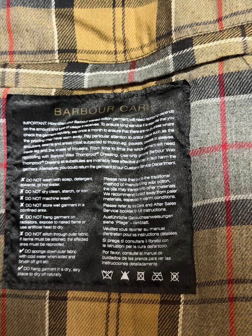 BARBOUR BRISTOL WAX JKT XL ネイビー
