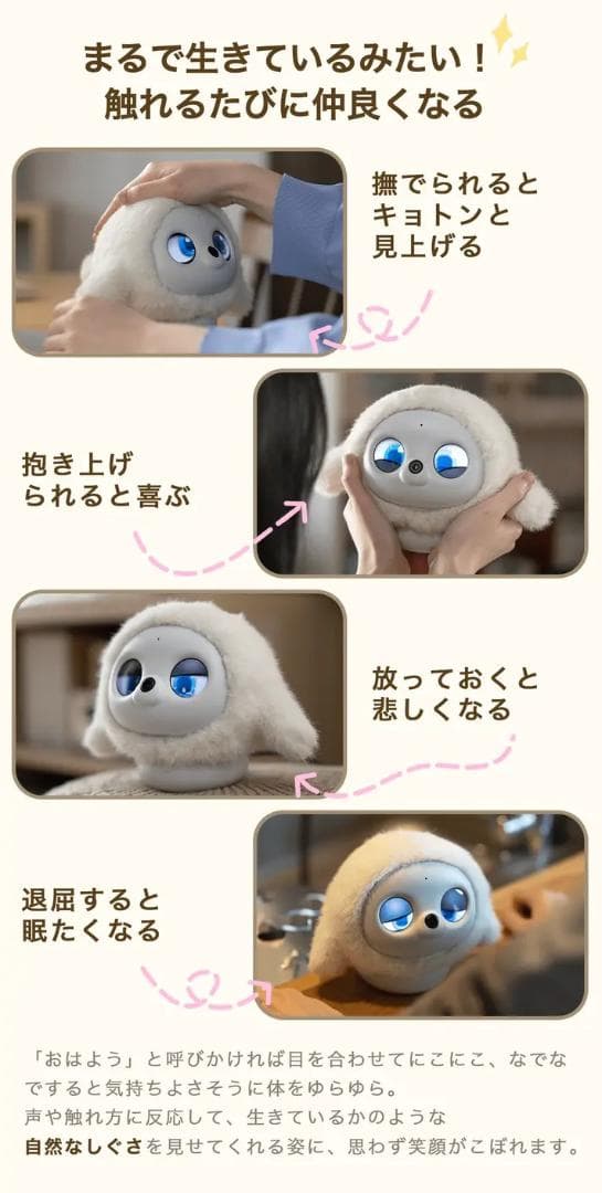タイムセールlopeto(ロペット) ペットロボットAI robot充電ベース付