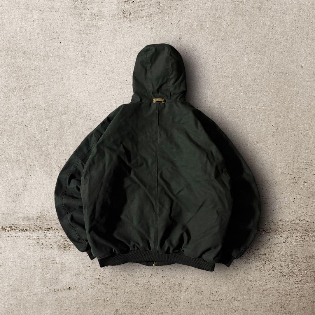vintage Berneアクティブジャケットダックジャケット黒ブラック2XL