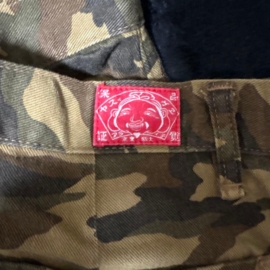 EVISU カモ柄 パンツ