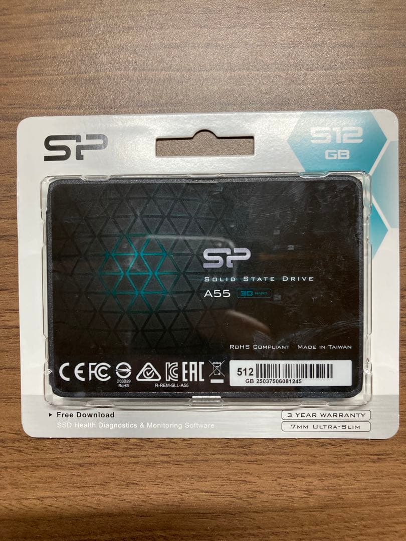 シリコンパワー SSD512GB