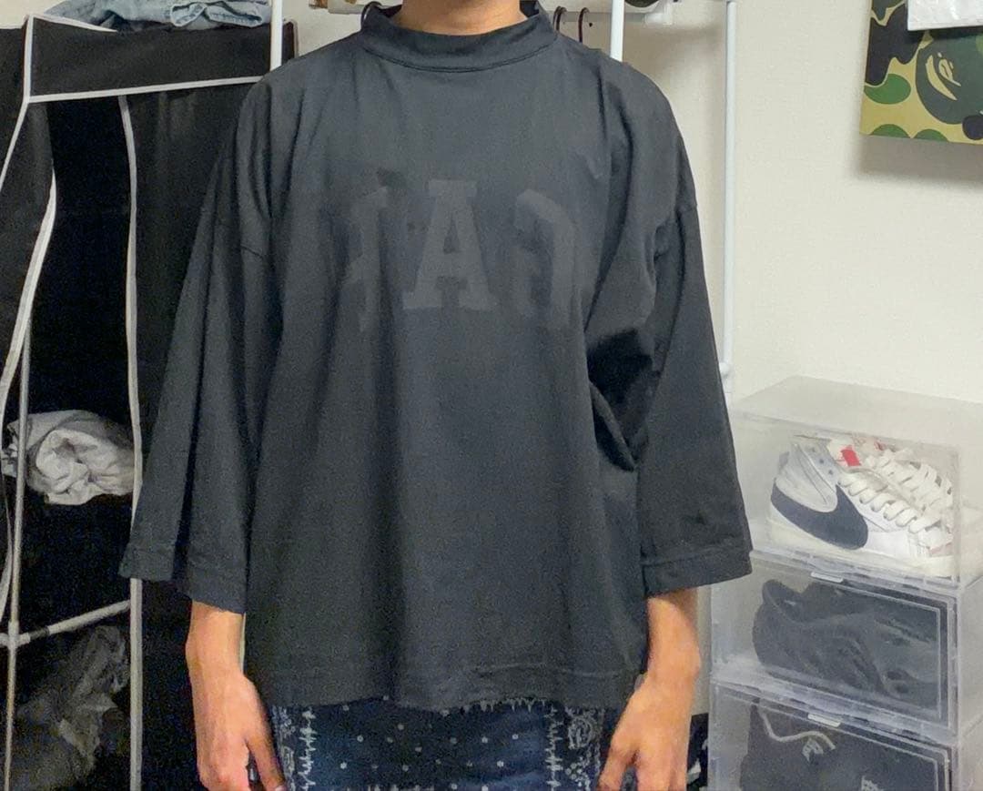 トップス YZY X GAP Dove 3/4 Sleeve Tee \"Black\"