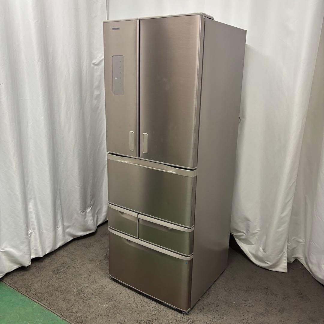 156❤️　冷蔵庫　東芝　500ℓ〜600ℓ　大型　綺麗　フレンチドア　設置無料