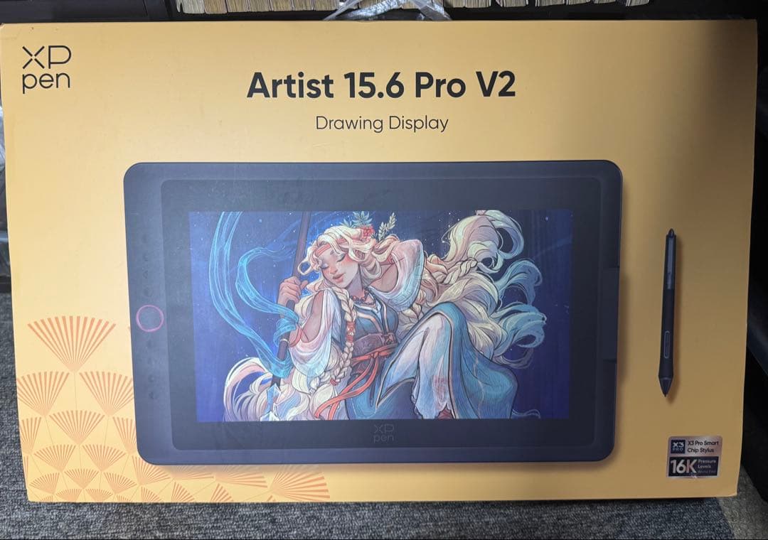 XPPen アップグレード版 液タブ15.4インチ✕3Proペン付属液晶ペンタブ