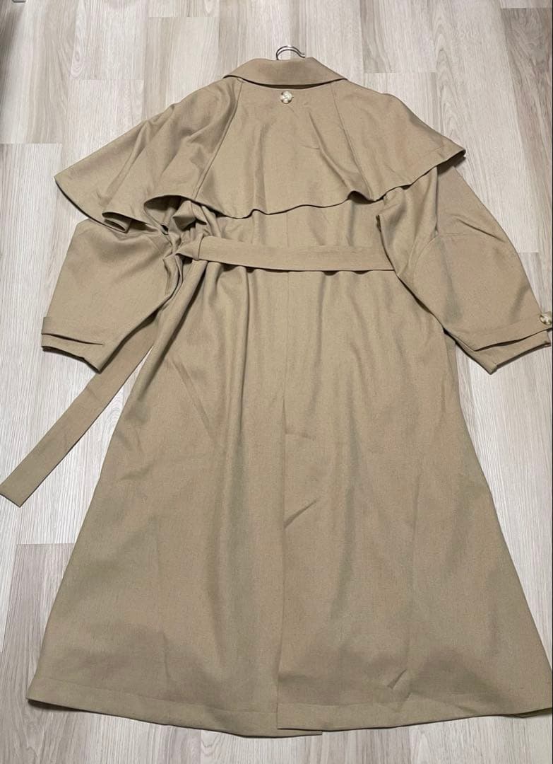 ☆Eaphi ASYMMETRY CAPE TRENCH COAT☆short☆