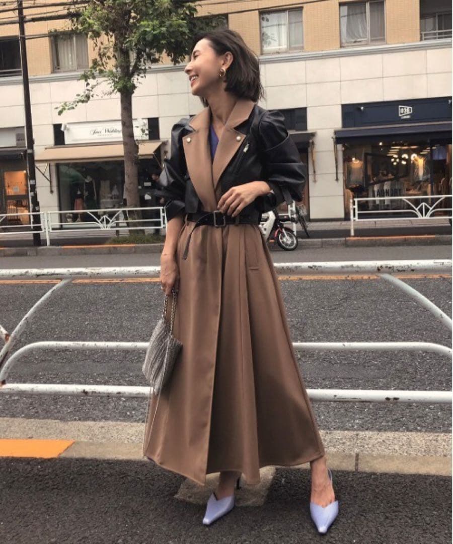 【値下げ】Ameri ライダースブッキングコート